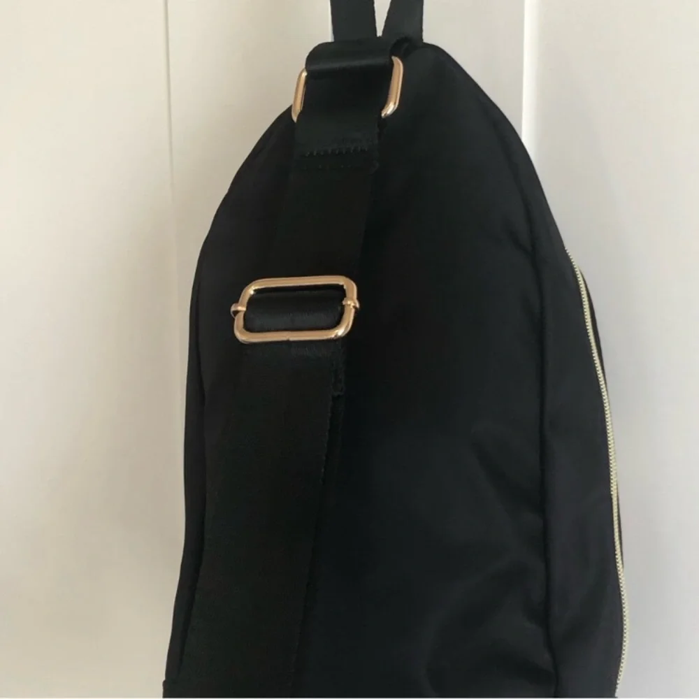 Black Small Sling Backpack